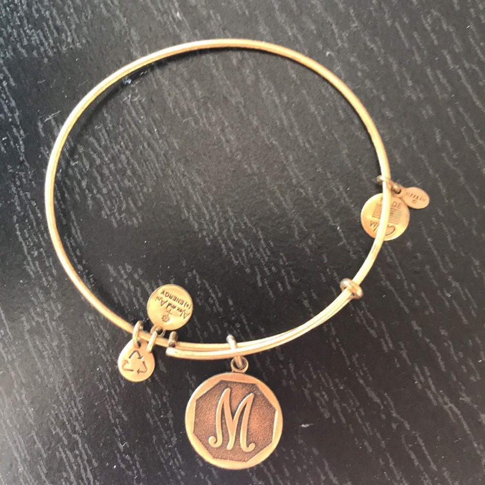 Alex & ani M bracelet